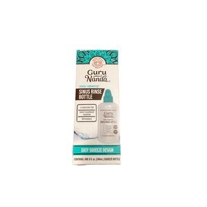 GuruNanda Easy Squeeze Sinus Rinse Bottle 8oz Reusable Nasal Wash Neti Pot New